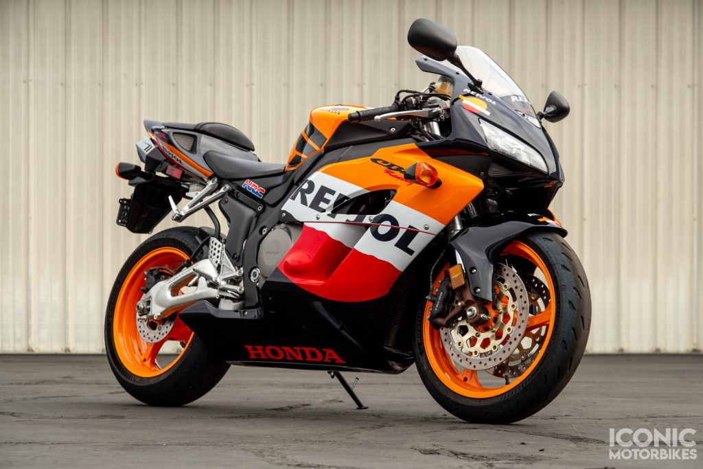 Honda Cbr Rr Repsol With Miles Iconic Motorbike Auctions