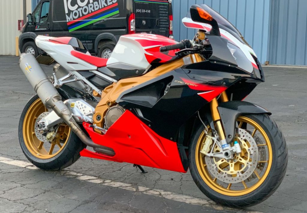 No Reserve – 2008 Aprilia RSV1000R Factory – Iconic Motorbike Auctions