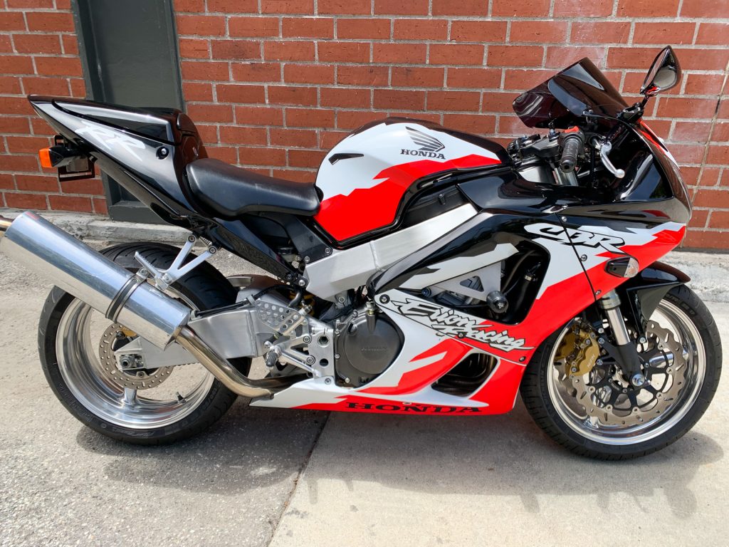 No Reserve – 2001 Honda CBR929RR Erion Racing with Canadian Title ...