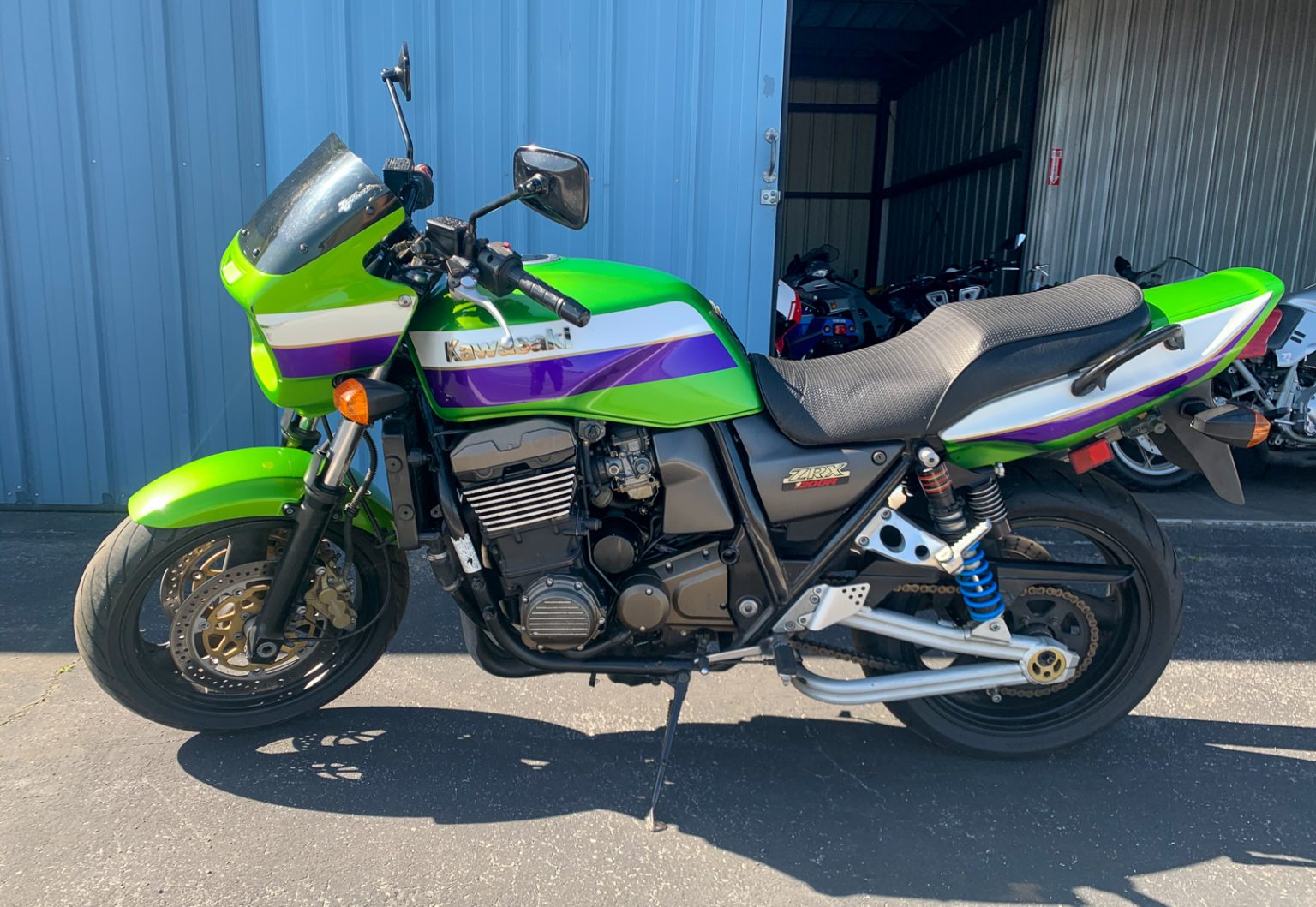 No Reserve 2001 Kawasaki ZRX1200R Project With Blown Motor Iconic