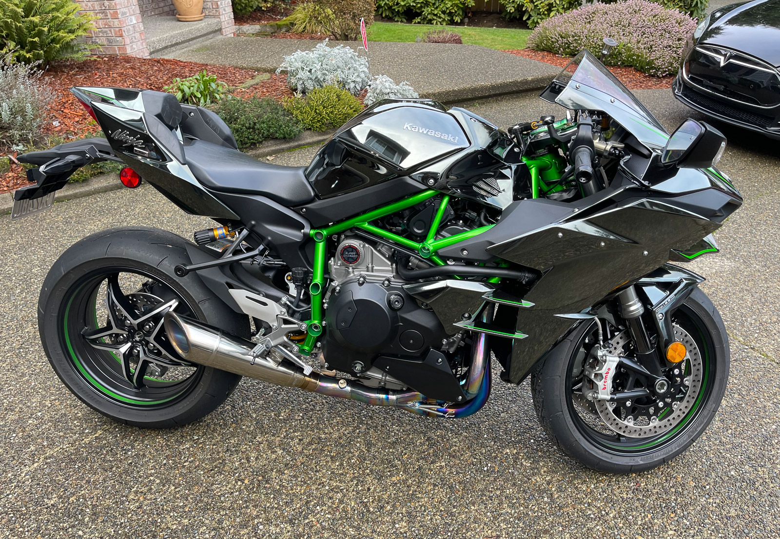 2022 Kawasaki Ninja H2 With 492 Miles – Iconic Motorbike Auctions