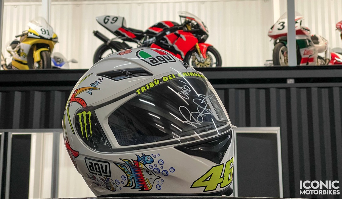 Splendor Ansøgning nål AGV K3 SV-S White Zoo Replica Signed by Valentino Rossi – Iconic Motorbike  Auctions