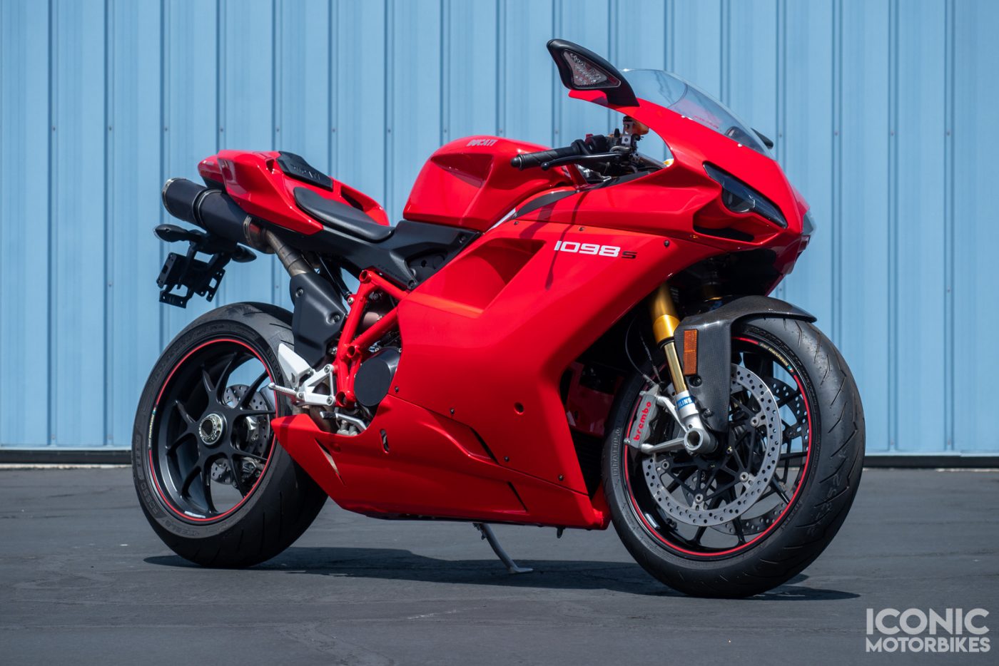 2008 Ducati 1098S With 1 389 Miles Iconic Motorbike Auctions