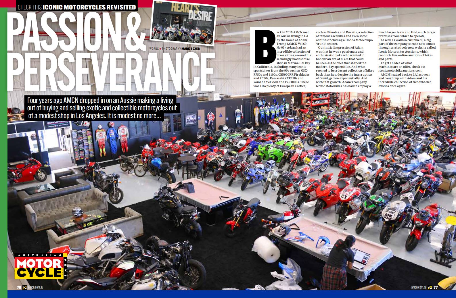 Iconic In The Press – Iconic Motorbike Auctions