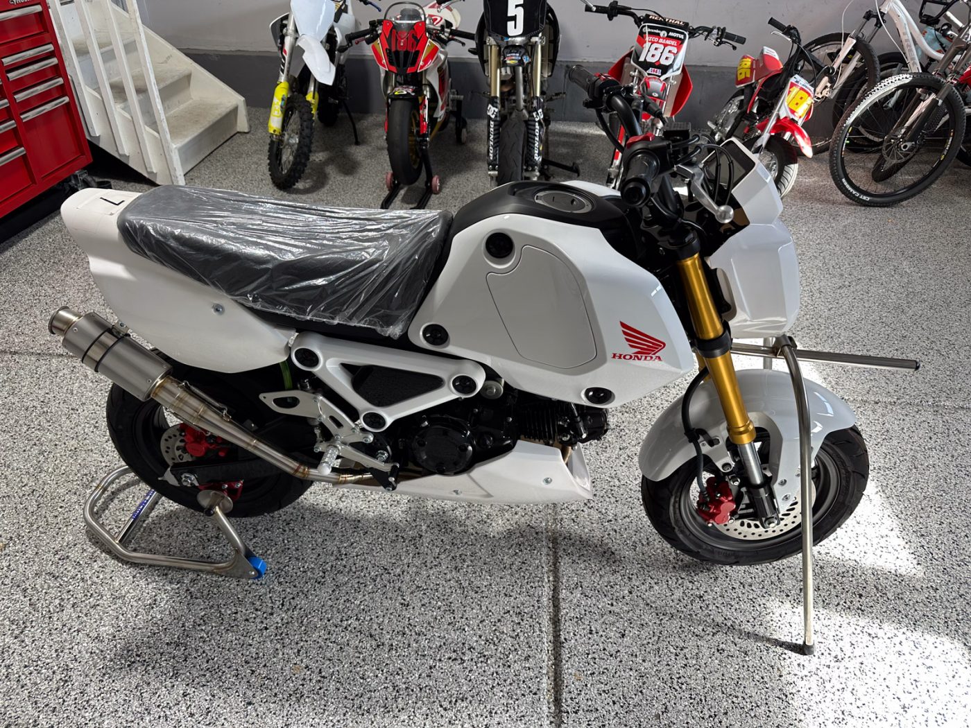 2023 Honda Grom HRC with Zero Miles