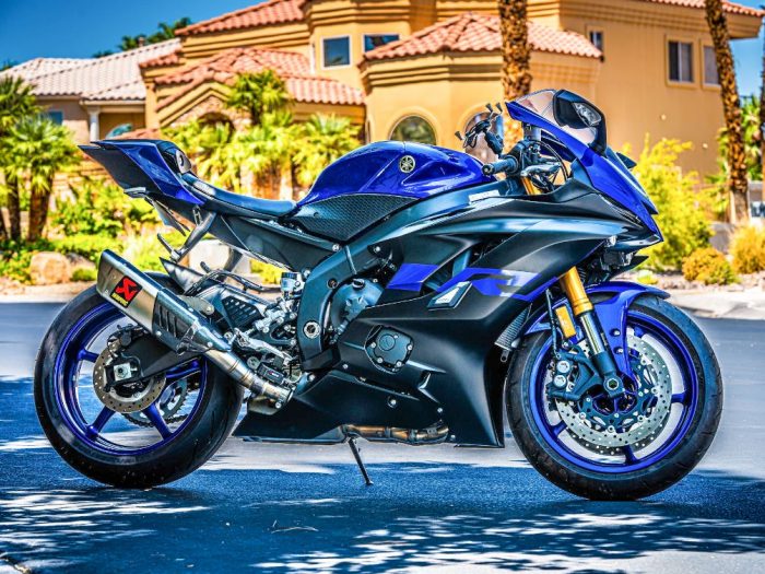 2019 Yamaha YZF-R6 With 89 Miles