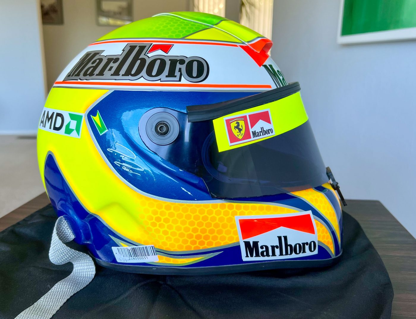 Casque 1/2 Felipe Massa F1 Brésil 2016 Almost Last Race Schuberth