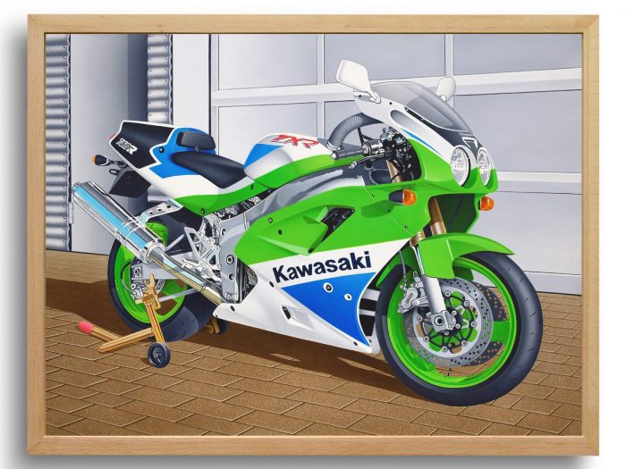 Kawasaki ZXR750R Original Painting