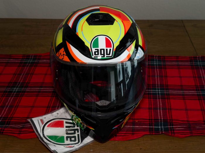 2011 AGV K3 SV "Elements" Signed by Valentino Rossi