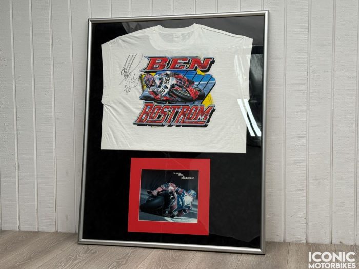 Ben Bostrom Signed T-Shirt and Advertisment