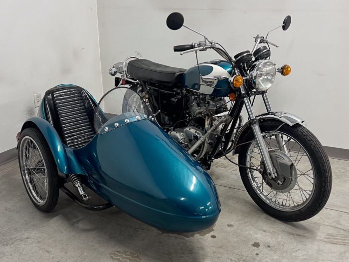 No Reserve - 1972 Triumph Tiger 650 With Sidecar (Gilmore Car Museum Collection)