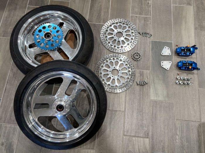 No Reserve - Performance Machine Chicane Wheels For Kawasaki Ninja ZX-7