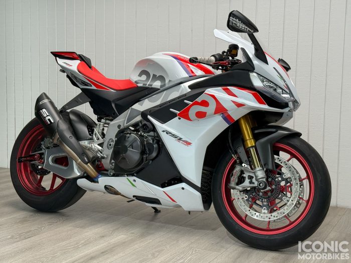 2024 Aprilia RSV4 Factory Speed White With 885 Miles