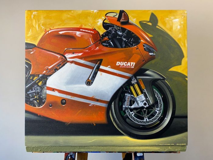 2008 Ducati Desmosedici Original Painting